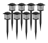 GIGALUMI - Luci solari per esterni, impermeabili, per giardino, paesaggio, sentiero, cortile, patio, vialetto