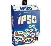 GIGAMIC - IPSO - Giochi da tavolo - Giochi di Carte da 7 Anni - Gioco d'atmosfera per Bambini, Famiglia e Amici - Da 2 a 6 Giocatori - 15 Min - Sfalsi, Sostituisci, Scorez - Versione Italiana - GBIPS