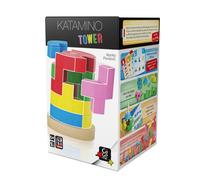 GIGAMIC Katamino Tower - Logic Game with Wooden Pieces, 3 Game Modes, 44,138 Sol