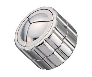 GIGAMIC - Puzzle da Costruzione - Gioco - Hanayama Cilindro - Argento - Percezione Spaziale - 1 Giocatore - 7.8 x 4.5 x 11.9 cm - All Ages