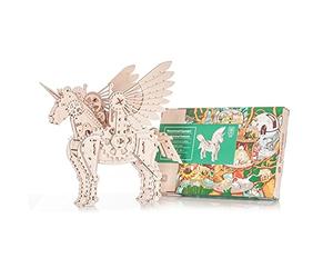 Gigamic - Unicorno modellino 3D mobile in legno, PWLI,
