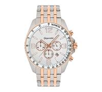 Gigandet Fast Track Orologio Uomo Cronografo Analogico Quarzo Argento Oro Rosso G12-008