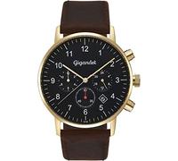 Gigandet Minimalism Mens Watch Dual Time Watch orologio analogico con cinturino in pelle G21-002