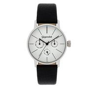 Gigandet Minimalism Orologio Donna Orologio Multifunzione Analogico Quartz Argento Nero G38-001