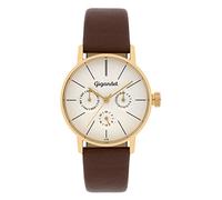 Gigandet Minimalism Orologio Donna Orologio Multifunzione Analogico Quartz Oro Marrone G38-003