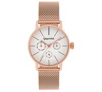Gigandet Minimalism Orologio Donna Orologio Multifunzione Analogico Quartz Oro Rosso G38-008