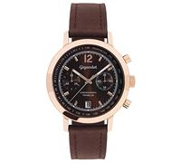 Gigandet Tramelan Orologio da Uomo Quarzo Cronografo Analogico Data Marrone Oro Rosso G10-008