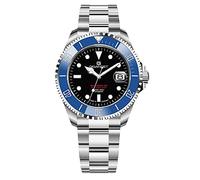 Gigandet Uomo Sea Ground 300 Orologio automatico - Made in Germany - Vetro zaffiro - Swiss Super Luminova - Bracciale in acciaio inossidabile - 300m/30bar - Ceramica - G300-021M-C