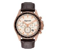 Gigandet Volante Orologio Uomo Cronografo Analogico Quarzo Oro Rosso Bianco G3-006