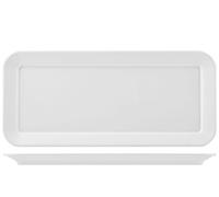 Piatto Rettangolare Antiurto 53x24x3 Bianco Giganplast