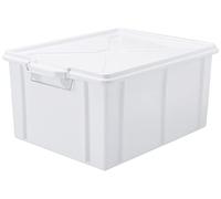 Giganplast Cassetta contenitore 1900M plastica alimentare bianco 50x40x26 cm con coperchio