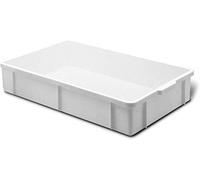 Giganplast 2 x GIG 1875 Cassetta, Bianco, 60 x 40 x 11 cm