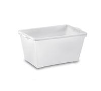 BACINELLA RETTANGOLARE cm.62x42x30H CONTENITORE IN PLASTICA CESTA CHIUSA