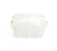 Giganplast Cassetta box con coperchio trasparente 35x25x20 cm