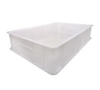 Giganplast Cassetta polietilene Uso Alimentare Service sovrapponibile Professionale Pizza Impasto Pane Pasta (60x40cm h.13cm)