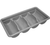 Giganplast cassetta porta posate grigio self service