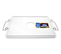 GIGANPLAST Coperchio cassetta sovra P45X35 9090M, bianco