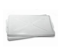 Giganplast Coperchio per Cassetta Service sovrapponibile Professionale Pizza Impasto Pane Pasta polietilene Uso Alimentare (Coperchio 60x40cm)
