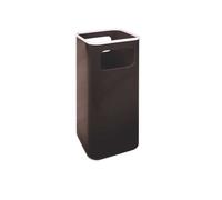 Giganplast gettacarte Kappa con posacenere nero 23x23 h 52