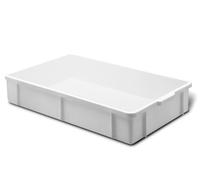 Giganplast GIG 1875 Cassetta, Bianco, 60 x 40 x 8 cm