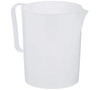 Giganplast GIG Caraffa Graduata, 2 Litri, Polietilene, Bianco