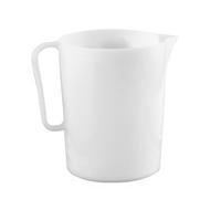 Giganplast GIG Caraffa Graduata, 4 Litri, Polietilene, Bianco