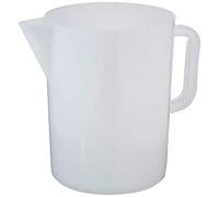 Giganplast GIG Caraffa Graduata, 5 Litri, Polietilene, Bianco
