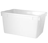 CESTA BACINELLA CONTENITORE RETTANGOLARE LT.100 CM 80X52X40 H PLASTICA ALIMENTAR