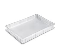 BACINELLE CASSETTE ALIMENTARI BIANCHE VARIE MISURE PRODOTTI GIGANPLAST PANIFICIO
