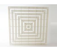 PEDANA DOCCIA IN PLASTICA BIANCA RIGATA ANTISCIVOLO CM 60X60 GIGANPLAST