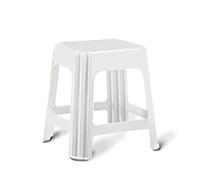 Giganplast Sgabello, Plastica, Bianco