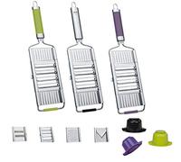 Gigant Multihobel, affettatrice con 4 lame specifiche e 4 funzioni acciaio inox