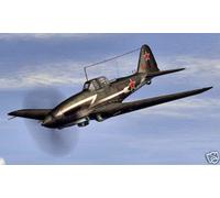 Gigante 1/7 Scala Sovietico Ww-Ii Ilyushin IL-2 Fighter Plans E Modelli 82ws