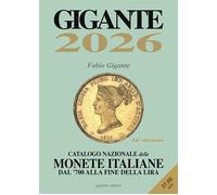 Gigante 2026 Catalogo nazionale delle monete italiane dal 700 alla fine della