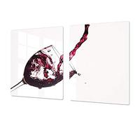 GIGANTE ASSE DA CUCINA e Copri-piano cottura a induzione - Spianatoia - Pezzo Unico (80x52cm) o Due Pezzi (40x52cm ognuno) Serie di vini DD04