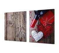 GIGANTE ASSE DA CUCINA e Copri-piano cottura a induzione - Spianatoia - Pezzo Unico (80x52cm) o Due Pezzi (40x52cm ognuno) Serie di vini DD04