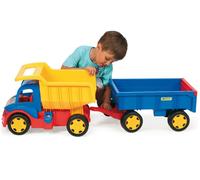 Wader XXL Autocarro Gigante Camion Con Carretto a Mano Rimorchio Dumper Auto
