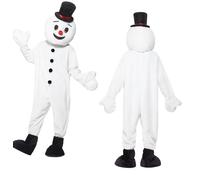 Gigante Deluxe Natale Portafortuna Beneficenza Eventi Pupazzo di Neve Costume