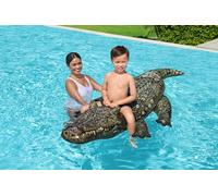 Gigante Gonfiabile Ride On Coccodrillo Piscina Galleggiante Spiaggia Gioco 1.93m