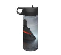 Gigante Nave Nucleare Stampa 18oz Bollitore Sportivo Isolato Portatile In Acciaio Inox per Palestra Campeggio
