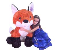 Gigante Peluche Volpe 60 o 95cm Seduto Plush Soft Big Size XXXL
