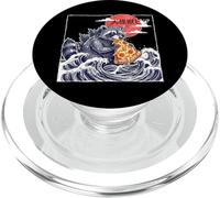 Gigante Raccoon Kaiju Mangiare Pizza PopSockets PopGrip per MagSafe