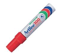 Gigante Scalpello Pennarello Indelebile Penna Punta Zeppa 7.5mm-12.0mm 6 Set Red
