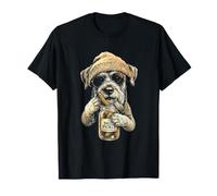 Gigante Schnauzer Beanie Mangiare sottaceti Maglietta