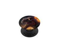Gigante sputafuoco il temibile dinosauro PopSockets PopGrip Adesivo