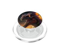Gigante sputafuoco il temibile dinosauro PopSockets PopGrip per MagSafe