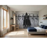 Gigante Star Wars Carta da Parati Murale Vader Foto Nero Bianco Camera 366x254cm