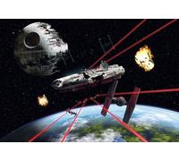 Gigante Teen Camera Carta da Parati 368x254cm Star Wars Bambini Unisex Da Falcon