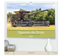 Giganten der Ernte (hochwertiger Premium Wandkalender 2026 DIN A2 quer), Kunstdruck in Hochglanz: Erleben Sie die ganze Kraft und Schönheit der modernen Landwirtschaft.