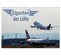Giganten der Lüfte (Wandkalender 2026 DIN A3 quer), CALVENDO Monatskalender: Verkehrsflugzeuge - Faszination Technik vom Jumbo bis zum Airbus A380